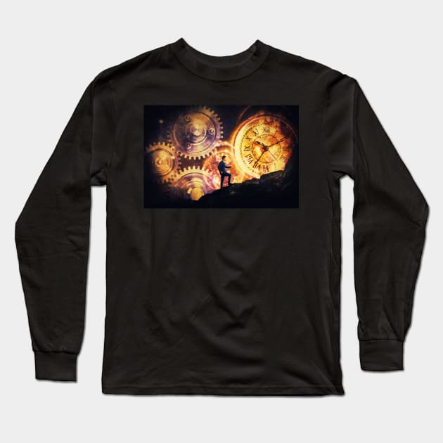 it's a matter of time Long Sleeve T-Shirt by 1STunningArt